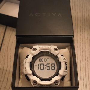 Invicta White and Black Digital Watch